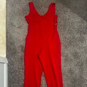 Red Romper / Jumpsuit